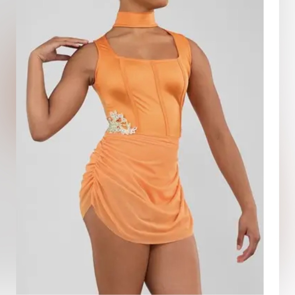 Weissman Once I Was Loved Orange Dance Costume Size Adult Medium